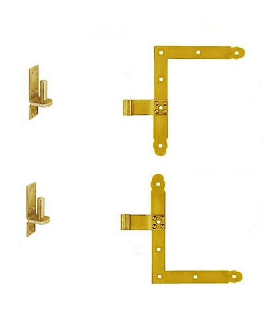 A set of two hinges